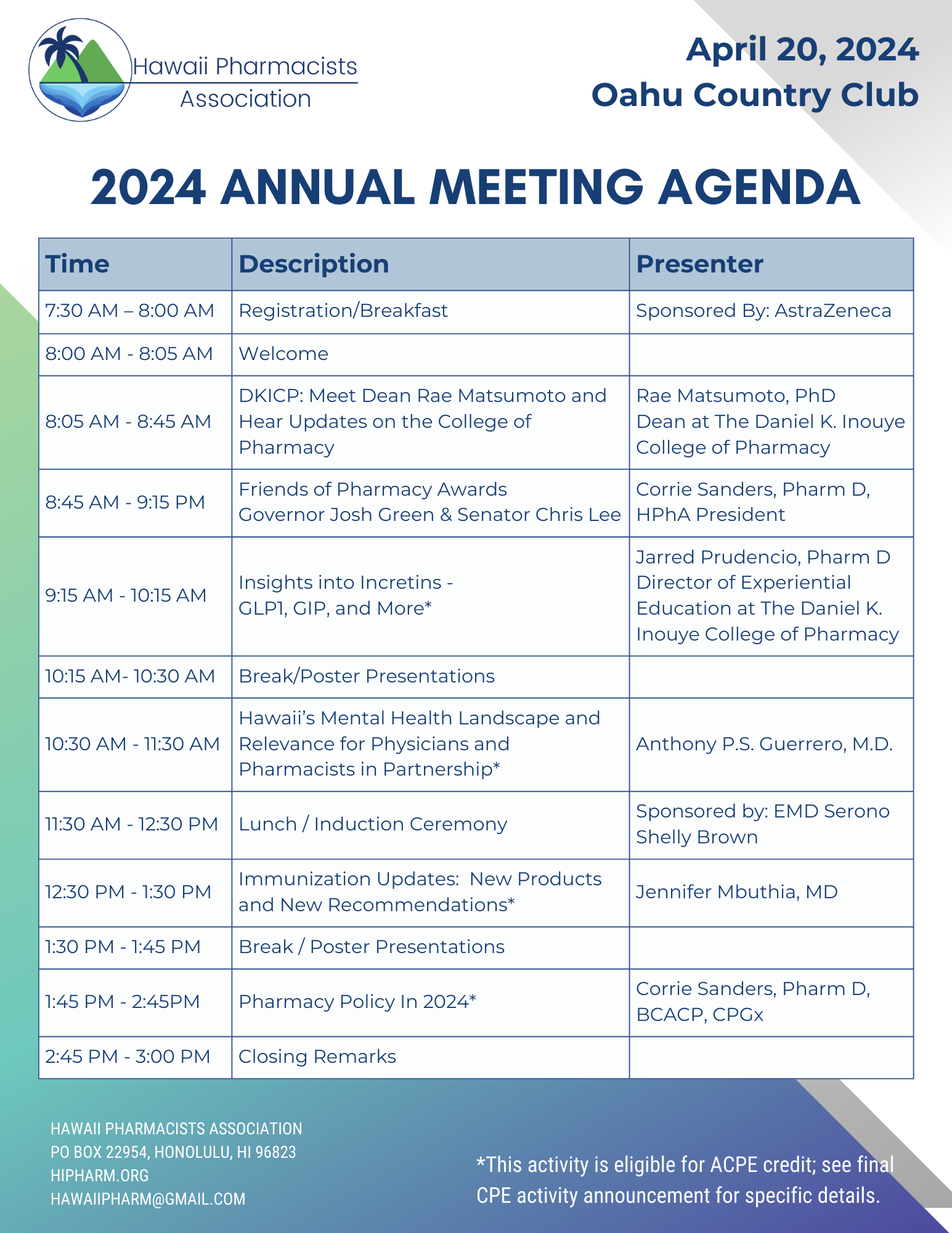 Ipo 2024 Annual Meeting Agenda Jacqui Ronnica